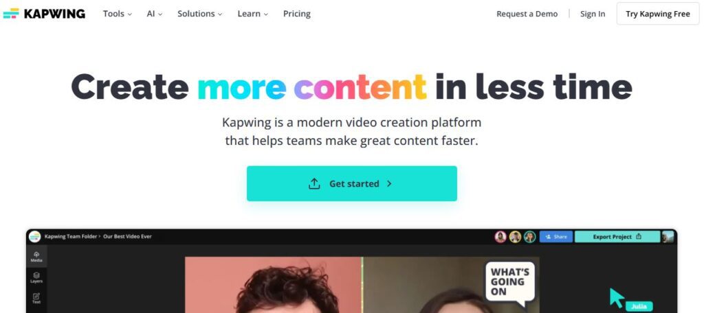 Kapwing Easy Online Video Editor With Alternatives Best AI Tool Spot