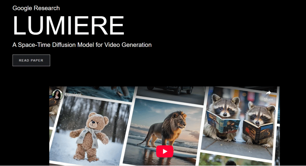 Lumiere AI by Google