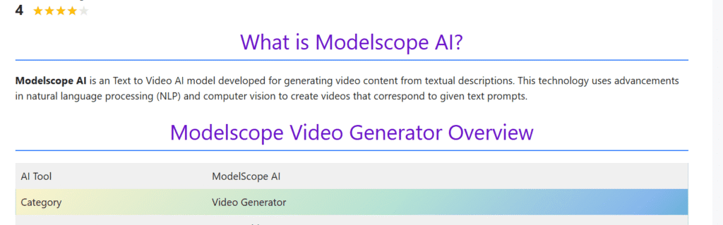 ModelScope Text-To-Video