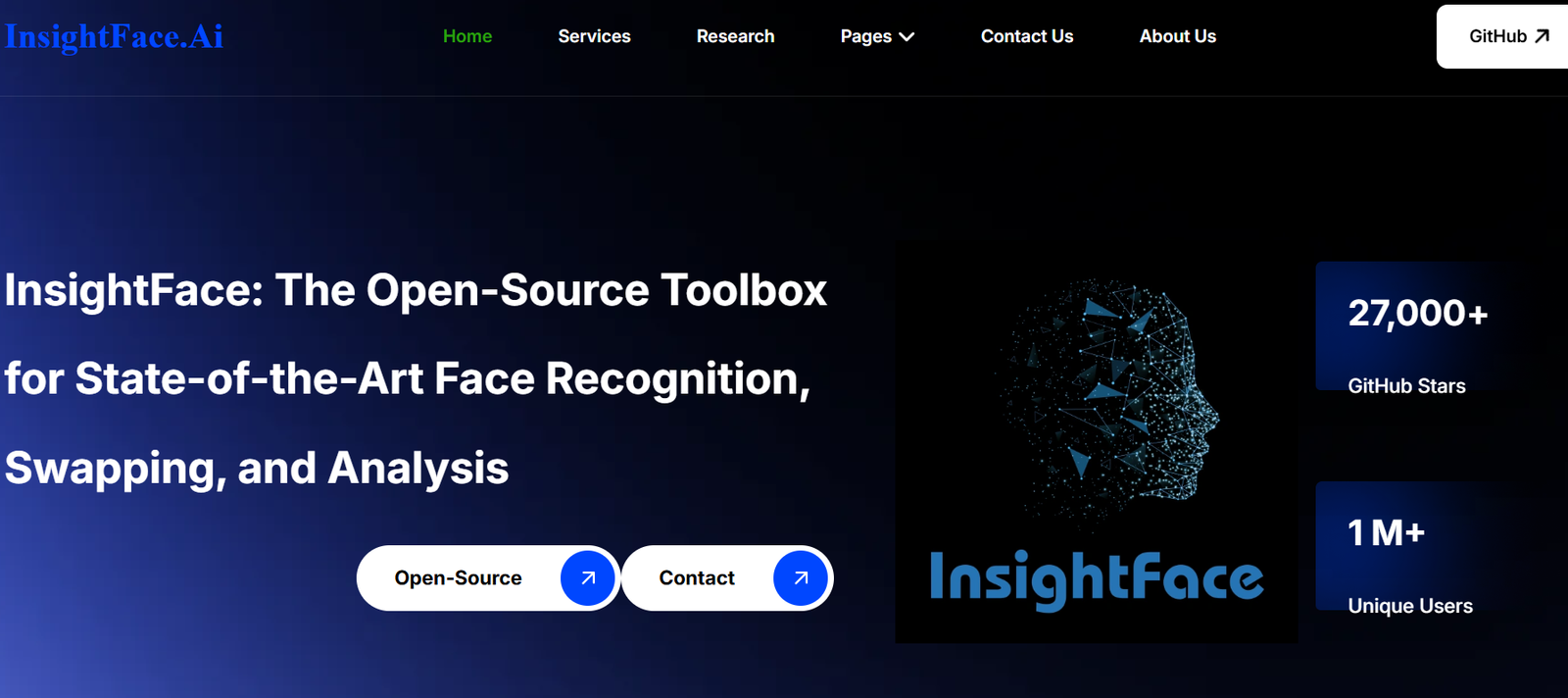 InsightFace Face Recognition Engine Features with Alternatives - Best ...