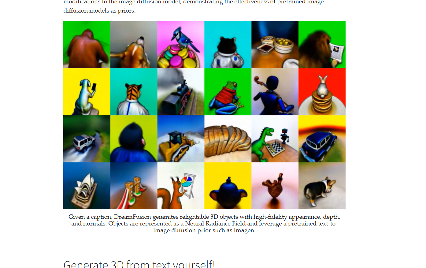 DreamFusion 3D AI: Tool Guide for Text With Alternatives - Best AI Tool ...